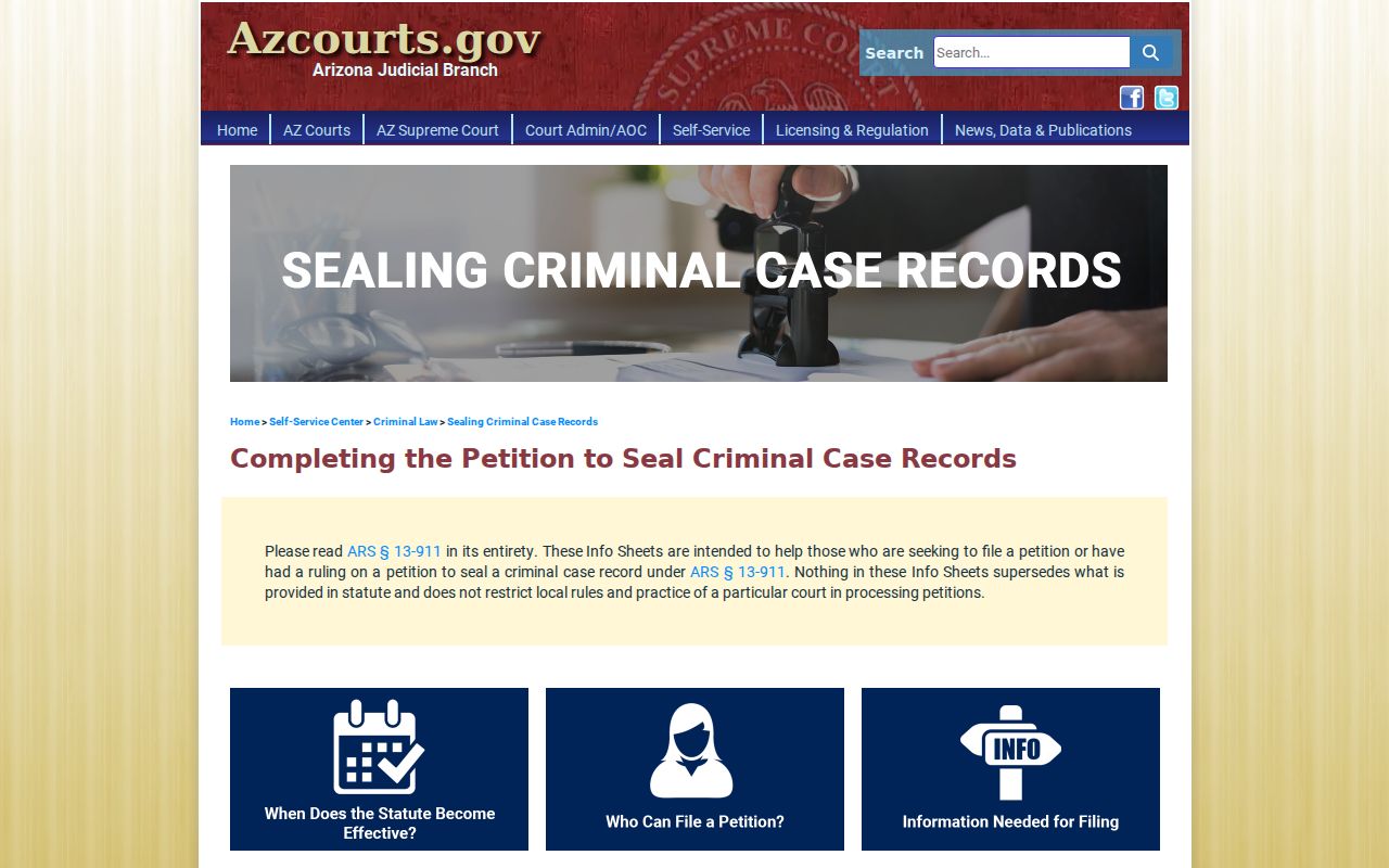 Graham County criminal docket sealing petition instructions